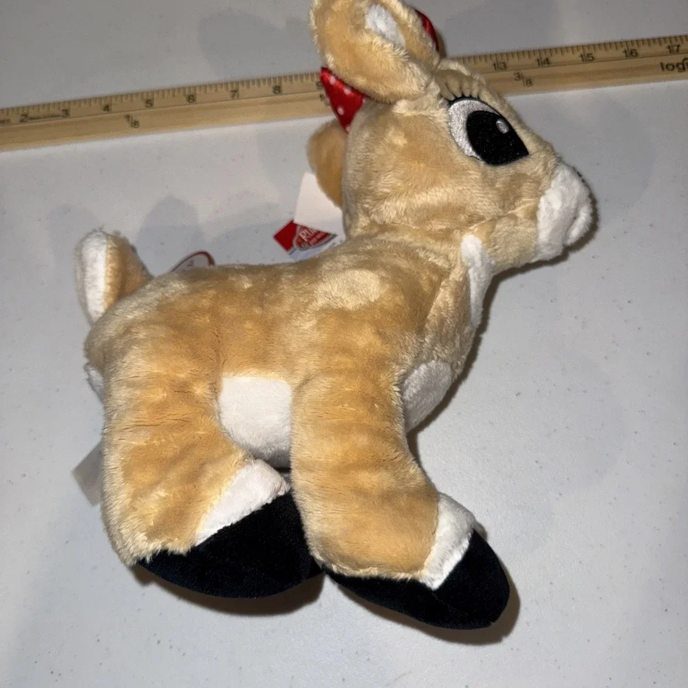 NEW Rudolph the Red-Nosed Reindeer Clarice 9-Inch Plush [Lights & Sound]